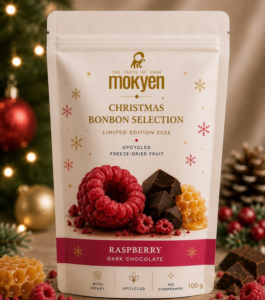 Christmas Bonbon Selection — Raspberry Dark Chocolate
